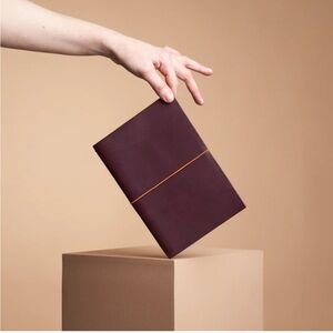 Paper Republic Burgundy 100% Leather Journal